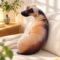 Lifelike Hound Plush Pillow